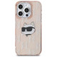 Karl Lagerfeld IML Choupette Head & Monogram case for iPhone 13 Pro / 13 - pink