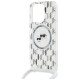 Karl Lagerfeld IML Crossbody Monogram Karl & Choupette Head MagSafe Case for iPhone 15 Pro Max - Transparent