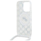 Karl Lagerfeld IML Crossbody Monogram Karl & Choupette Head MagSafe Case for iPhone 15 Pro Max - Transparent
