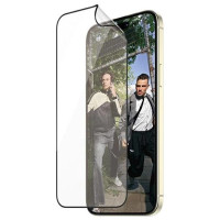 Panzerglass Matrix Ultra-Wide-Fit hybrid glass for iPhone 15 Plus with positioner