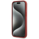 Karl Lagerfeld Diagonal Quilted Script case for iPhone 15 / 14 / 13 - red