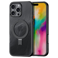 Dux Ducis Aimo Mag Case with MagSafe and Stand for iPhone 16 Pro Max - Black