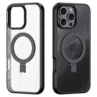 Dux Ducis Aimo Mag Case with MagSafe and Stand for iPhone 16 Pro Max - Black