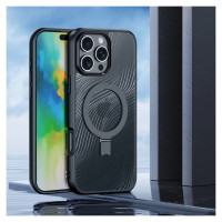 Dux Ducis Aimo Mag Case with MagSafe and Stand for iPhone 16 Pro Max - Black