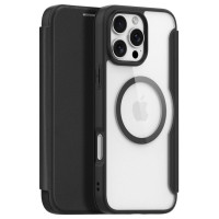 Dux Ducis Skin X Pro iPhone 16 Pro Case with MagSafe and Flip Cover - Black