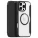 Dux Ducis Skin X Pro iPhone 16 Pro Case with MagSafe and Flip Cover - Black