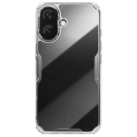Nillkin Nature Pro Case for iPhone 16 - transparent and white