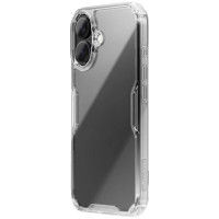 Nillkin Nature Pro Case for iPhone 16 - transparent and white