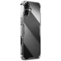 Nillkin Nature Pro Case for iPhone 16 - transparent and white