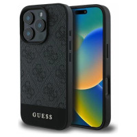 Guess 4G Bottom Stripe iPhone 16 Pro Case - Gray