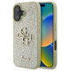 Guess Fixed Glitter Big 4G iPhone 16 Case - Gold