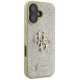 Guess Fixed Glitter Big 4G iPhone 16 Case - Gold
