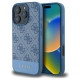Guess 4G Bottom Stripe Case for iPhone 16 Pro Max - Blue