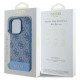 Guess 4G Bottom Stripe Case for iPhone 16 Pro Max - Blue