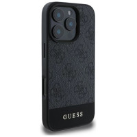 Guess 4G Bottom Stripe iPhone 16 Pro Max Case - Gray