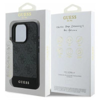 Guess 4G Bottom Stripe iPhone 16 Pro Max Case - Gray