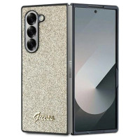Guess 4G Glitter Script Case for Samsung Galaxy Z Fold 6 - Gold