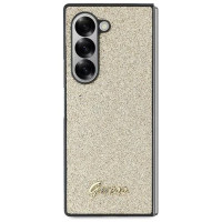 Guess 4G Glitter Script Case for Samsung Galaxy Z Fold 6 - Gold