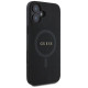 Guess Saffiano Classic Logo MagSafe iPhone 16 Plus Case - Black