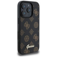 Guess Peony Script MagSafe iPhone 16 Pro Max Case - Black