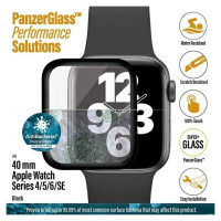Panzerglass Curved Antibacterial Tempered Glass for Apple Watch 4/5/6/SE - 40mm - Black