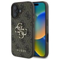 Guess 4G Big Logo iPhone 16 Case - Brown