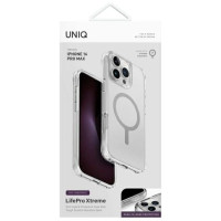 Uniq LifePro Xtreme Magclick Charging Case for iPhone 16 Pro Max - Clear