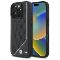BMW M Perforated Twisted Line MagSafe case for iPhone 16 Pro - black