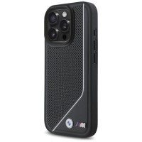 BMW M Perforated Twisted Line MagSafe case for iPhone 16 Pro - black