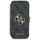 Guess 4G Metal Logo iPhone 16 Case - Black