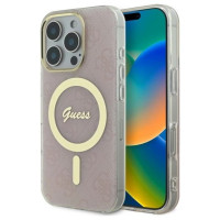 Guess IML 4G MagSafena iPhone 16 Pro Case - Pink