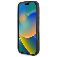 BMW Leather Hot Stamp iPhone 16 Pro Case - Black