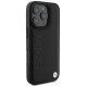 BMW Leather Hot Stamp iPhone 16 Pro Max Case - Black