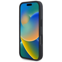 BMW Leather Hot Stamp iPhone 16 Pro Max Case - Black