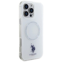 U.s. Polo Assn. US Polo IML Ring MagSafe iPhone 16 Pro Case - White
