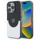 Mercedes Double Layer BiColor MagSafe case for iPhone 16 Pro Max - silver