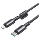 Joyroom S-A50 Unlimited Series 60W USB-C - Lightning Cable with Magnetic Organizer 1.2m - Gray
