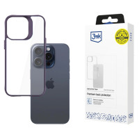 3Mk Protection 3mk Satin Armor Case+ Purple for Apple iPhone 15 Pro - Transparent