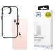 3Mk Protection 3mk Satin Armor Case+ Green for Apple iPhone 14 - transparent