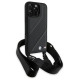 BMW M Edition Carbon Stripe & Strap Case for iPhone 16 Pro Max - Black