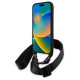 BMW M Edition Carbon Stripe & Strap Case for iPhone 16 Pro Max - Black