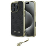 Guess 4G Charms Collection case for iPhone 16 Pro Max - black