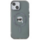 Karl Lagerfeld KLHMP15SHLSKIK iPhone 15 6.1" black/black hardcase IML Metal Karl Head MagSafe