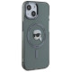 Karl Lagerfeld KLHMP15SHLSKIK iPhone 15 6.1" black/black hardcase IML Metal Karl Head MagSafe