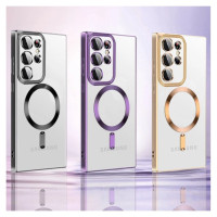 Wozinsky Electroplated Magsafe Case for Samsung Galaxy S24 FE - Gold