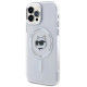 Karl Lagerfeld IML Metal Choupette Head MagSafe iPhone 12 Case - White