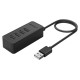 Orico Hub Orico W5P-U2-030 4x USB-A 2.0 30cm - black