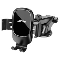 Dudao F5N+ smartphone holder with suction cup, gravity - black