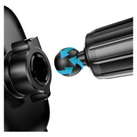 Dudao F5N+ smartphone holder with suction cup, gravity - black