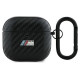 BMW BMA4CMPUCA AirPods 4 cover black/black PU Carbon M Collection